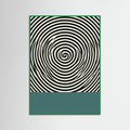 Green Wood Bauhaus Swirl