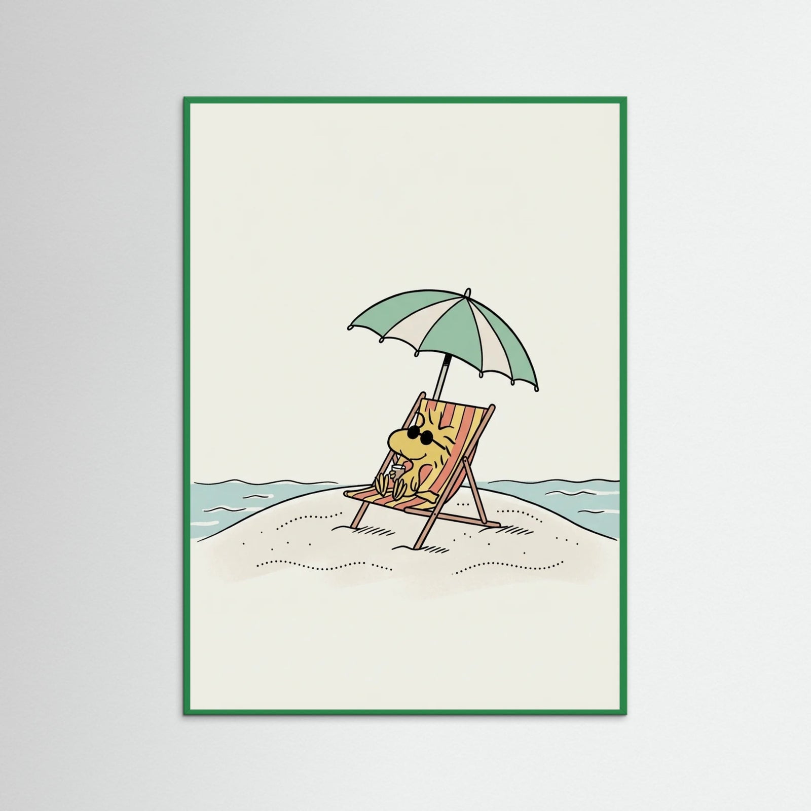 Green Wood Beach Day