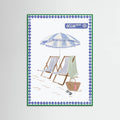 Affiche Beach chairs – affiche et impression d’art