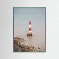 Beachy head lighthouse in England - summer nostalgic travel photography Poster – plakat og kunsttryk