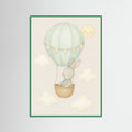 Green Wood Bear Hot Air Balloon