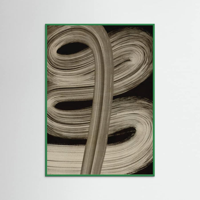 Beige strokes no 4 Poster – Poster und Kunstdruck