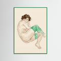 Green Wood Bending Nude Study