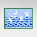 Poster Birds Over the Sea Clean Scan – poster e stampa artistica