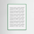 Black Howdy -juliste – juliste ja taidepainatus