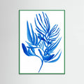 Blue Aquatic Plant Poster 6 – poster and art print