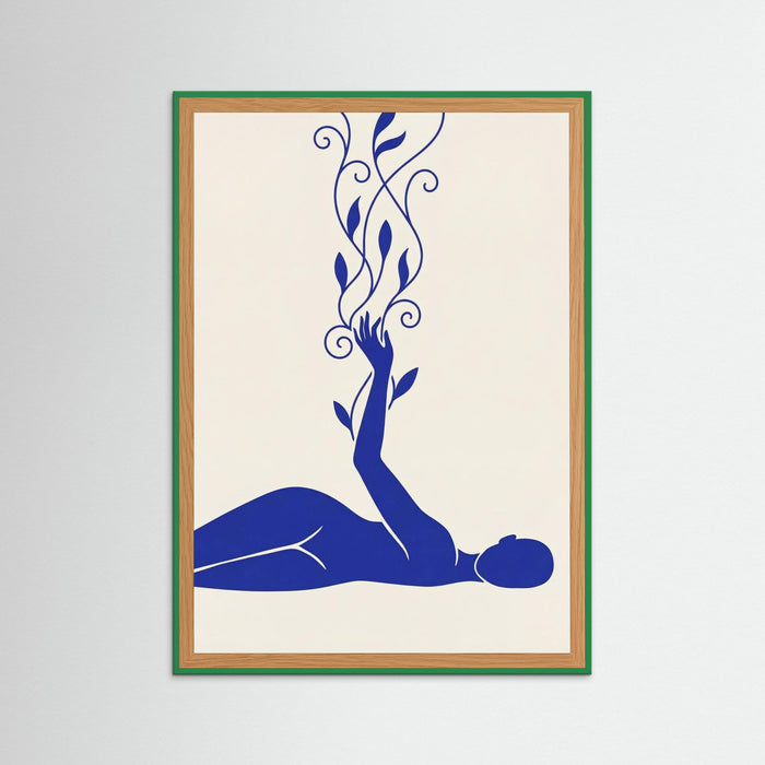 Green Wood Blue Contemplation