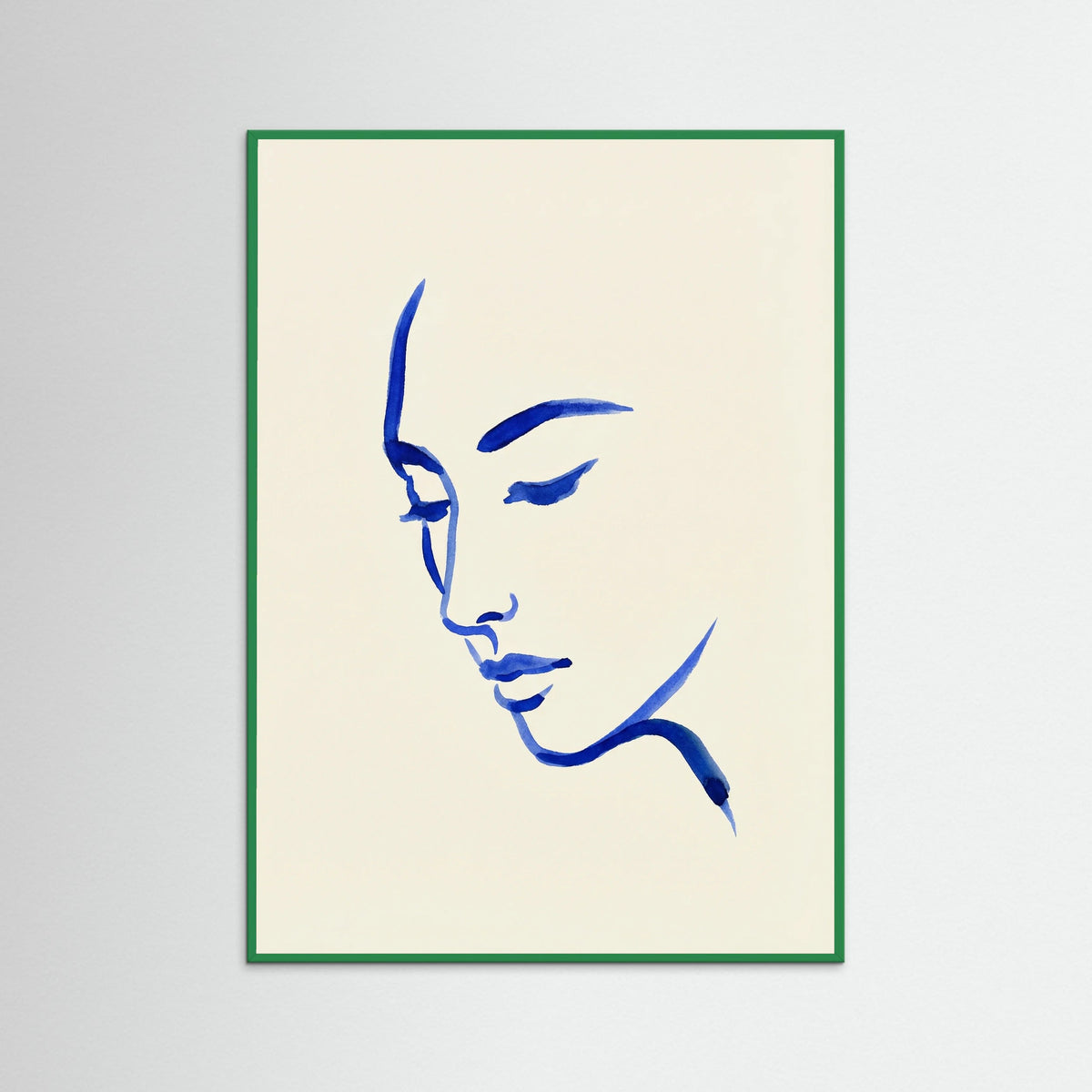 Green Wood Blue Contemplation