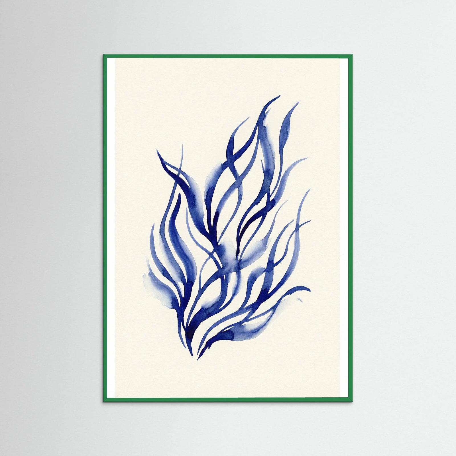 Green Wood Blue Embrace Blue