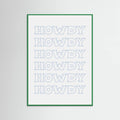 Plakat Blue Howdy – plakat i druk artystyczny