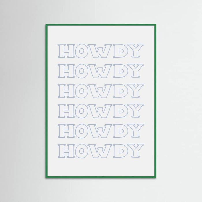Plakat Blue Howdy – plakat i druk artystyczny