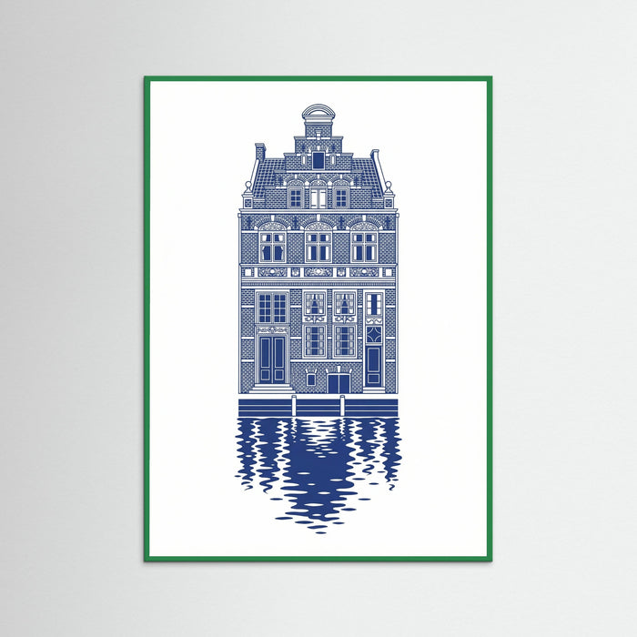 Green Wood Blue Urban Sketch
