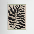 Green Wood Bohemian Frond Abstract