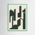 Green Wood Bold Letterforms