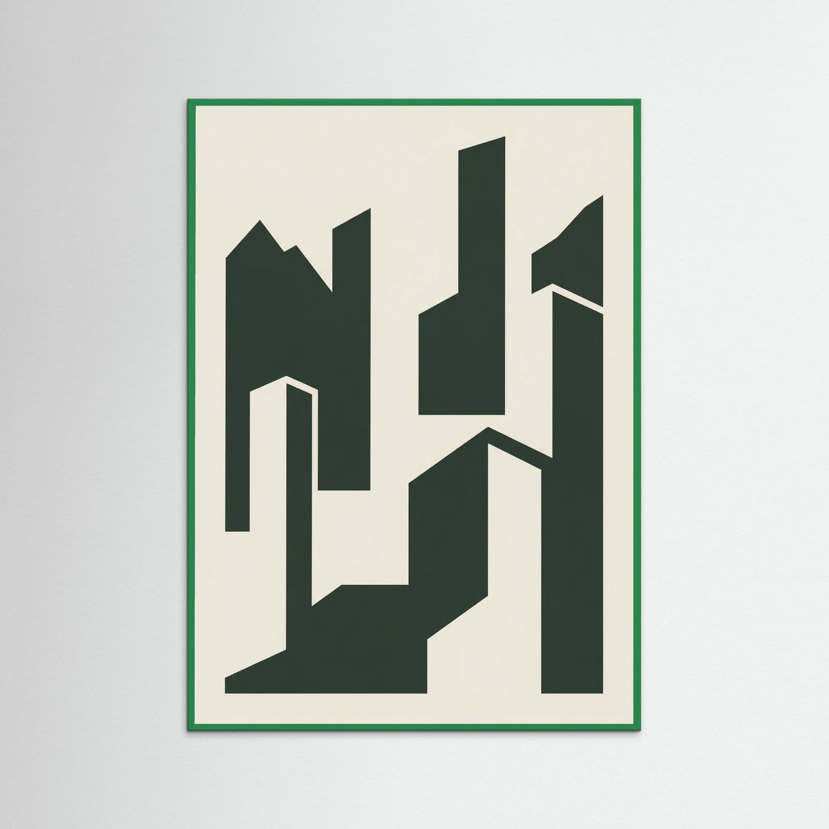 Green Wood Bold Letterforms