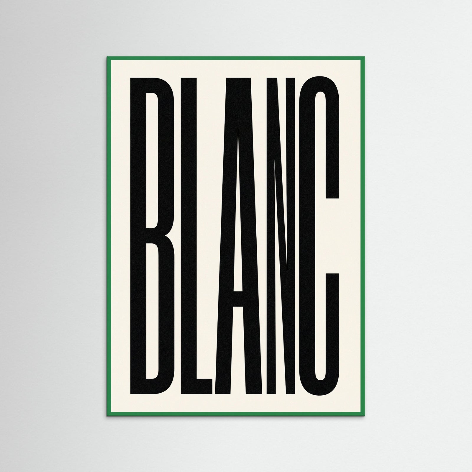 Green Wood Bold Noir Statement