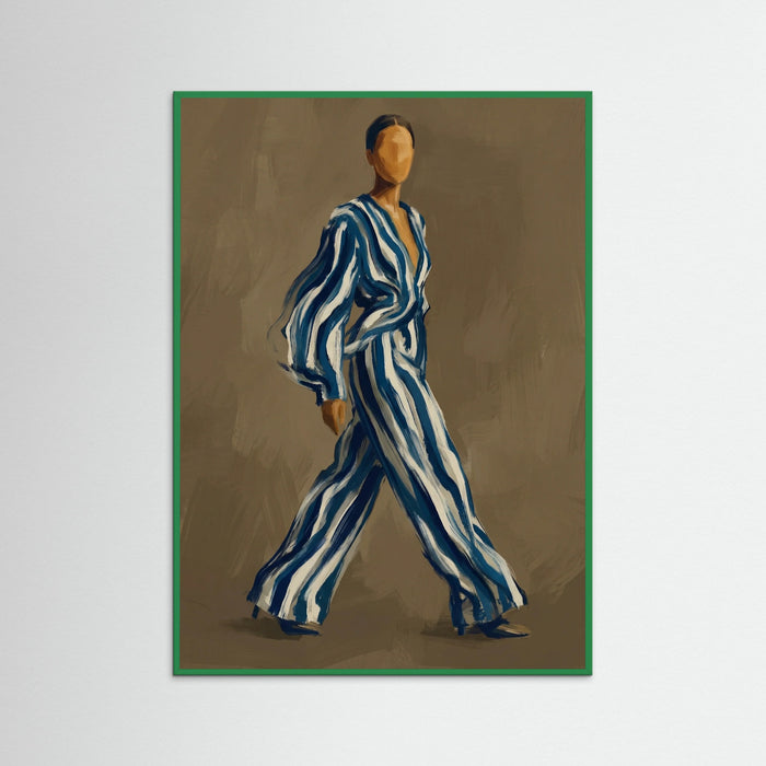 Green Wood Bold Strokes Portrait