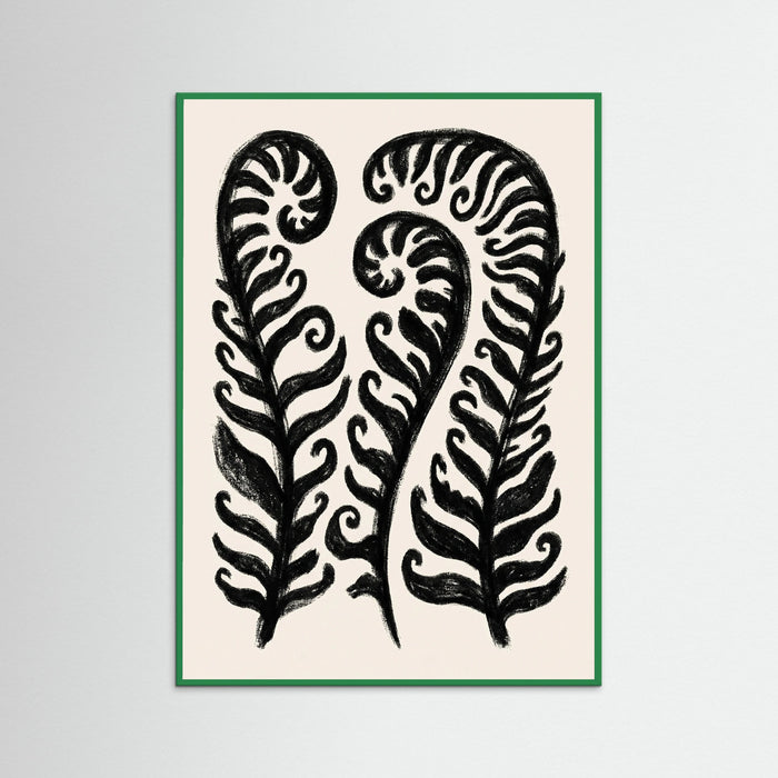 Green Wood Bold Vase Blooms
