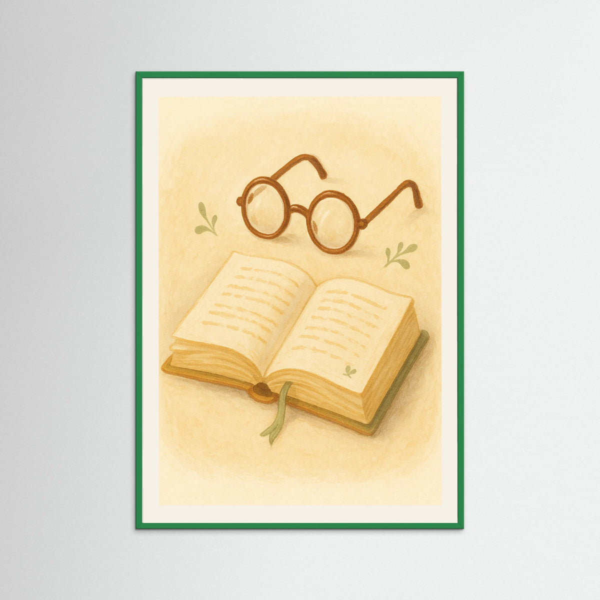 Green Wood Book Nook