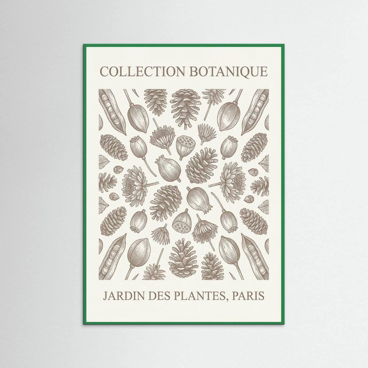 Green Wood Botanical Etchings