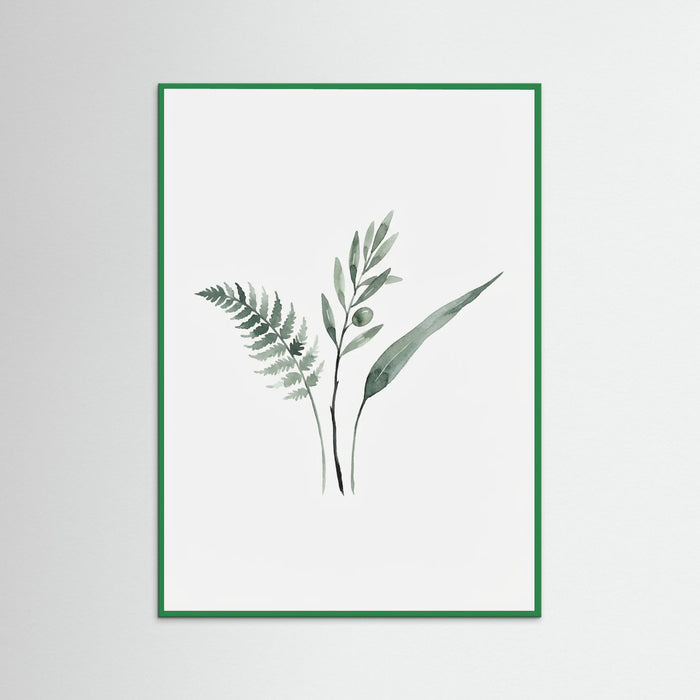 Green Wood Botanical Simplicity