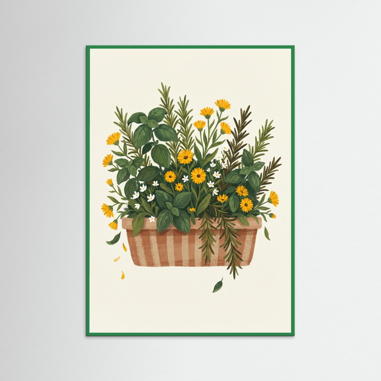 Green Wood Botanical Still Life