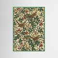 Green Wood Botanical Tapestry