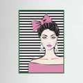 Bow Girl Poster – Poster und Kunstdruck