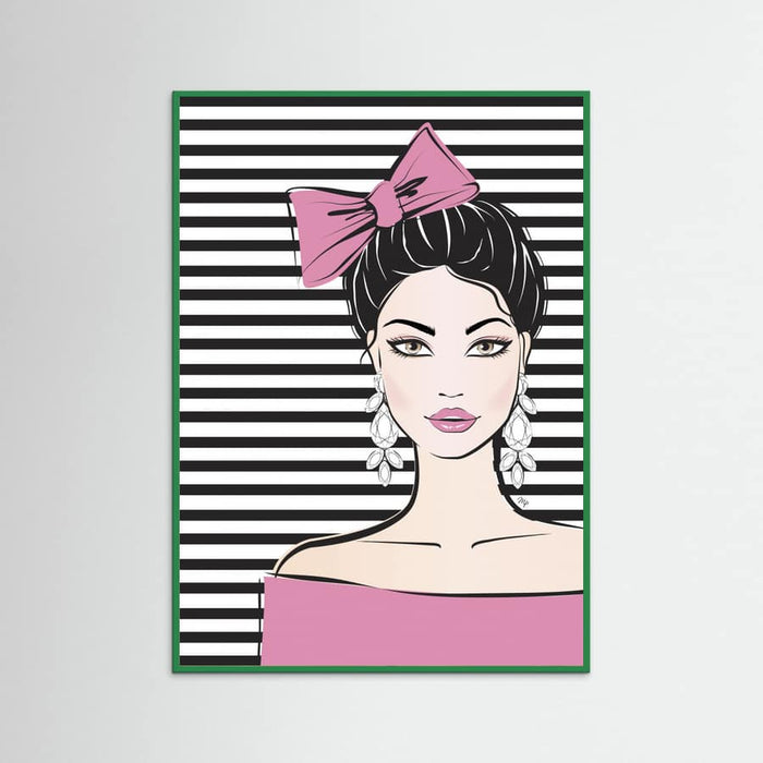 Bow Girl Poster – Poster und Kunstdruck