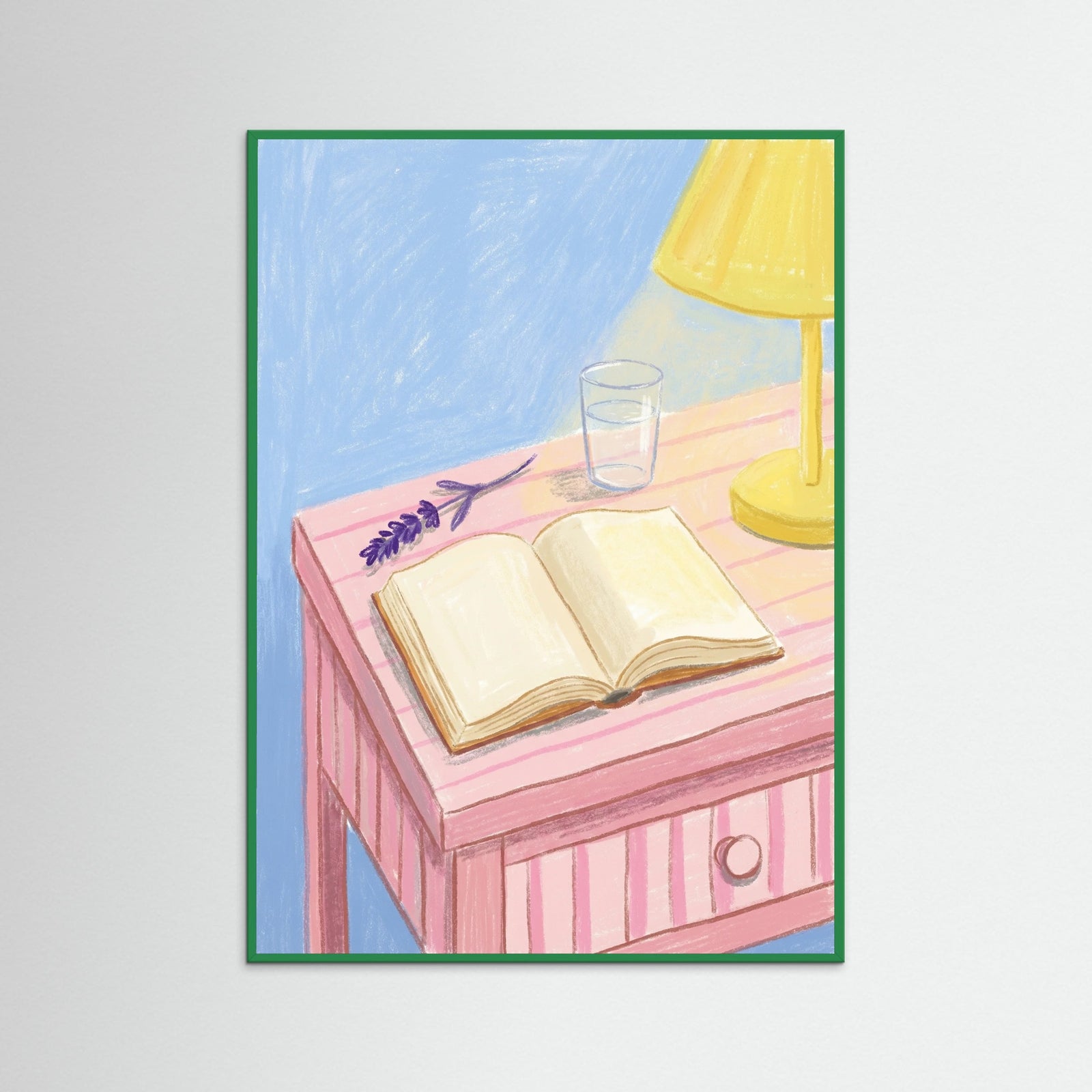 Green Wood Breakfast Table