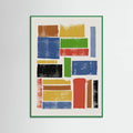 COLOR LINO CUT COMPOSITION Poster – plakat og kunsttryk
