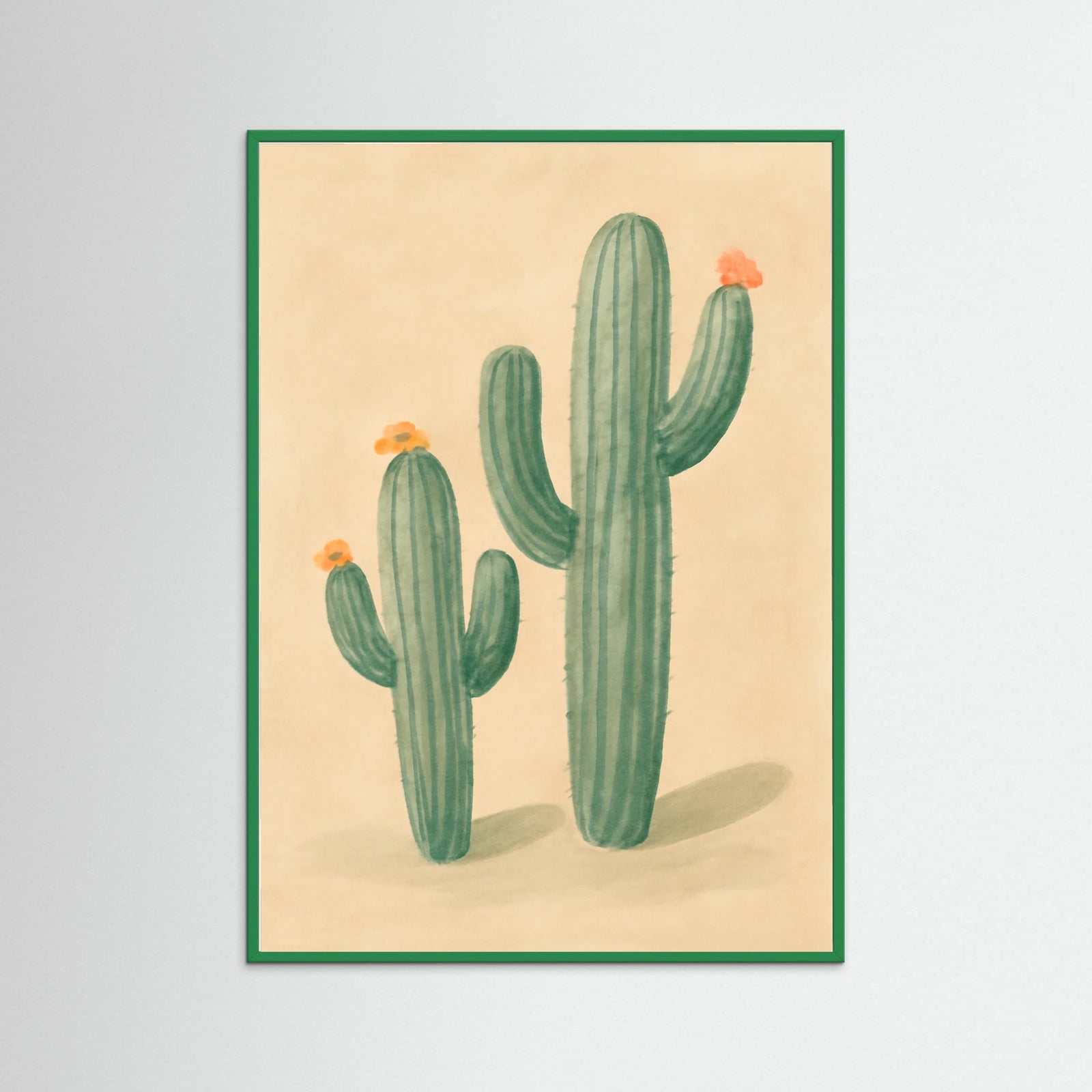 Green Wood Cactus Harmony