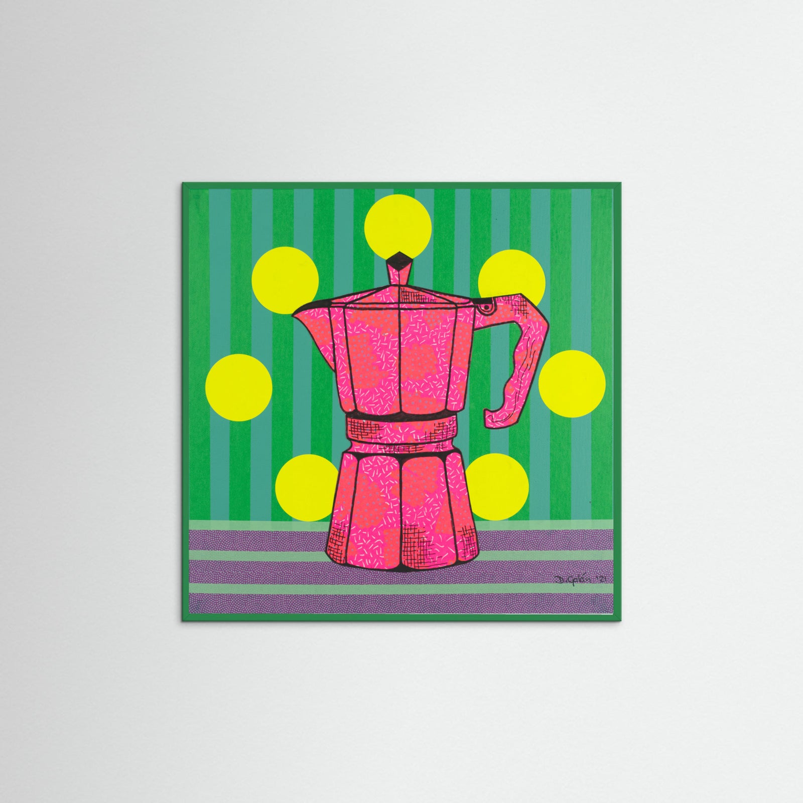Green Wood Cafe Ole Poster