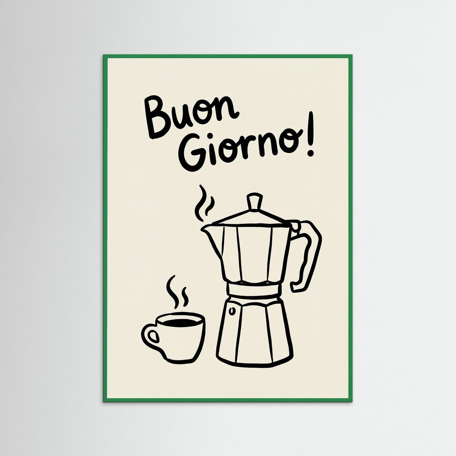 Green Wood Caff Invitation