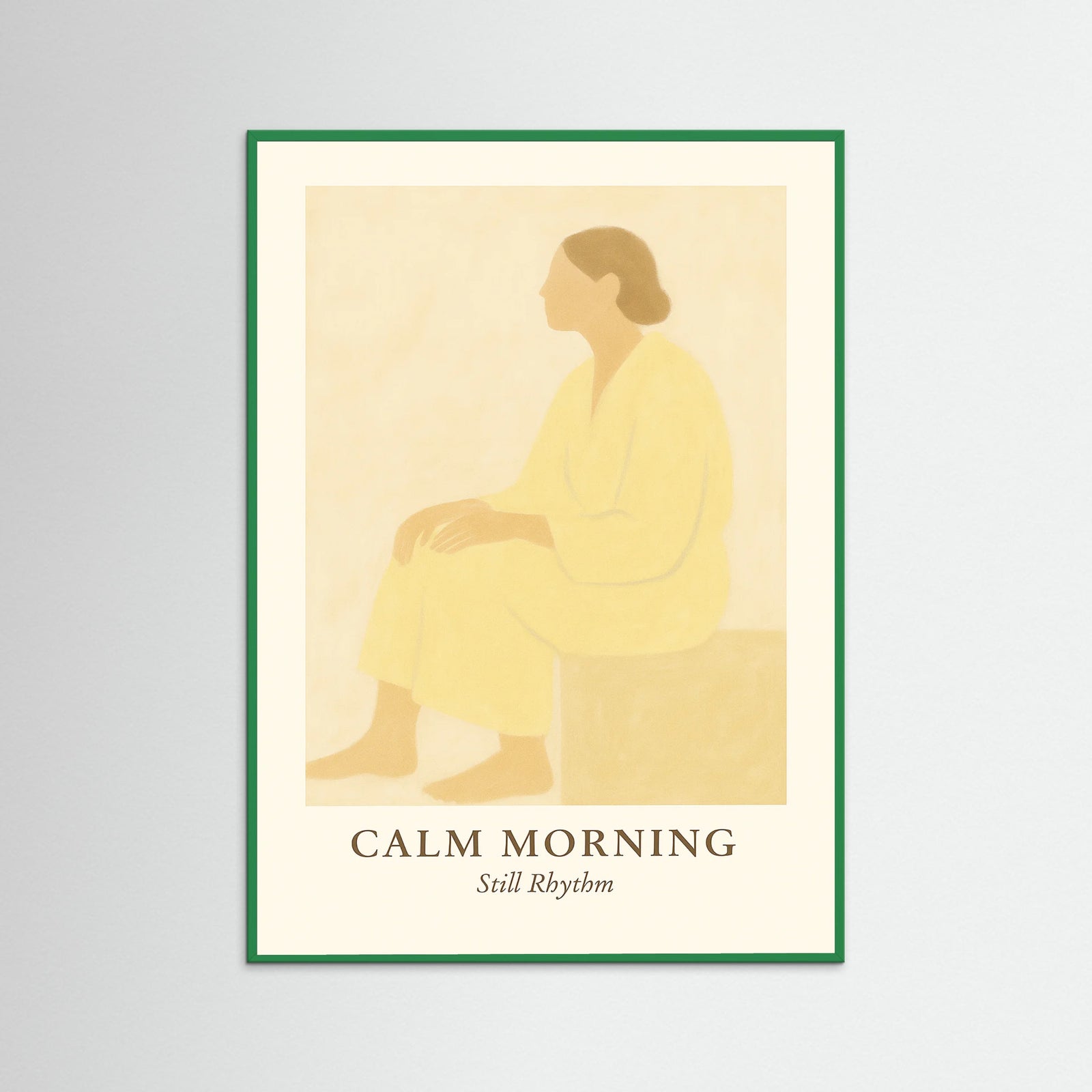 Green Wood Calm morning