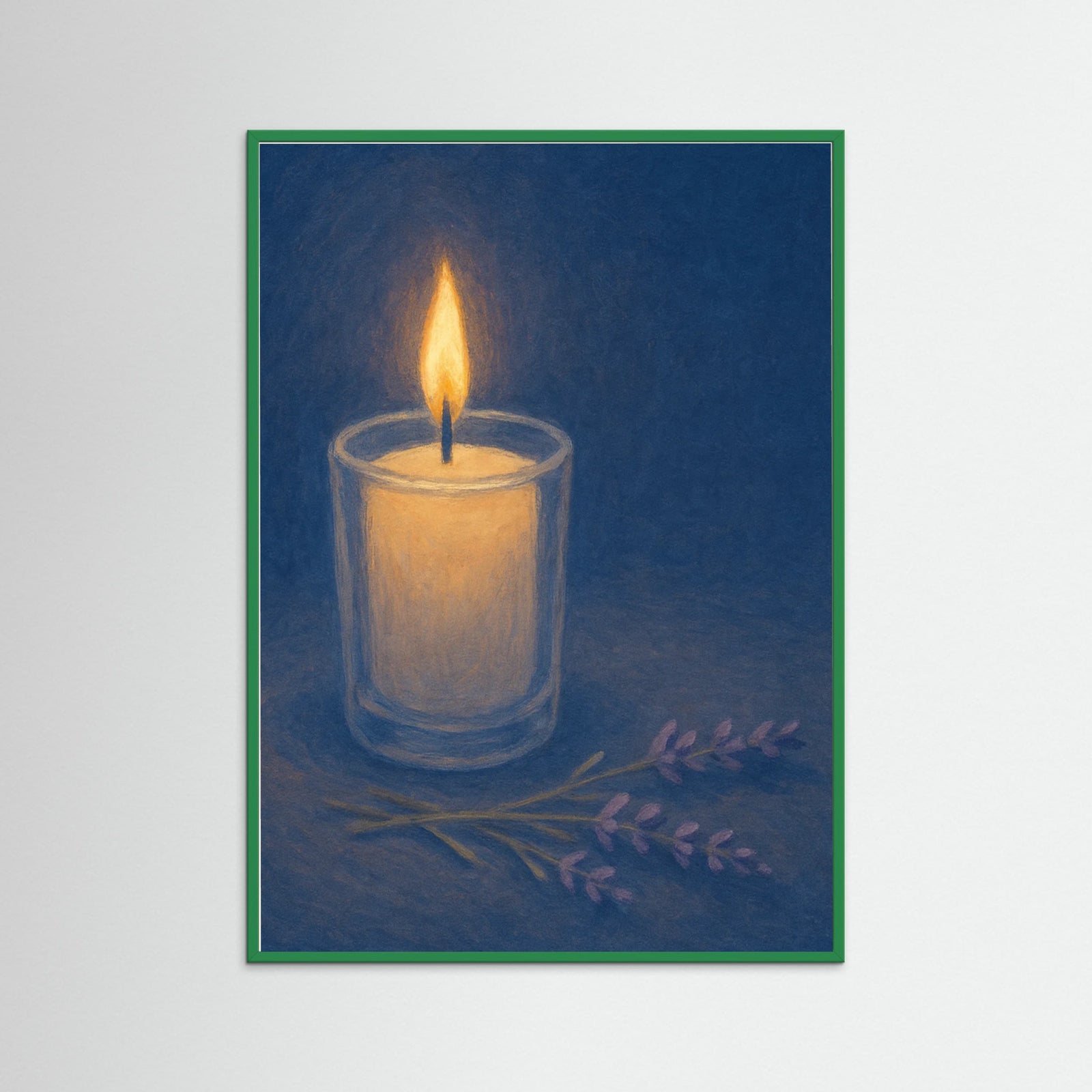 Green Wood Candlelight Evening