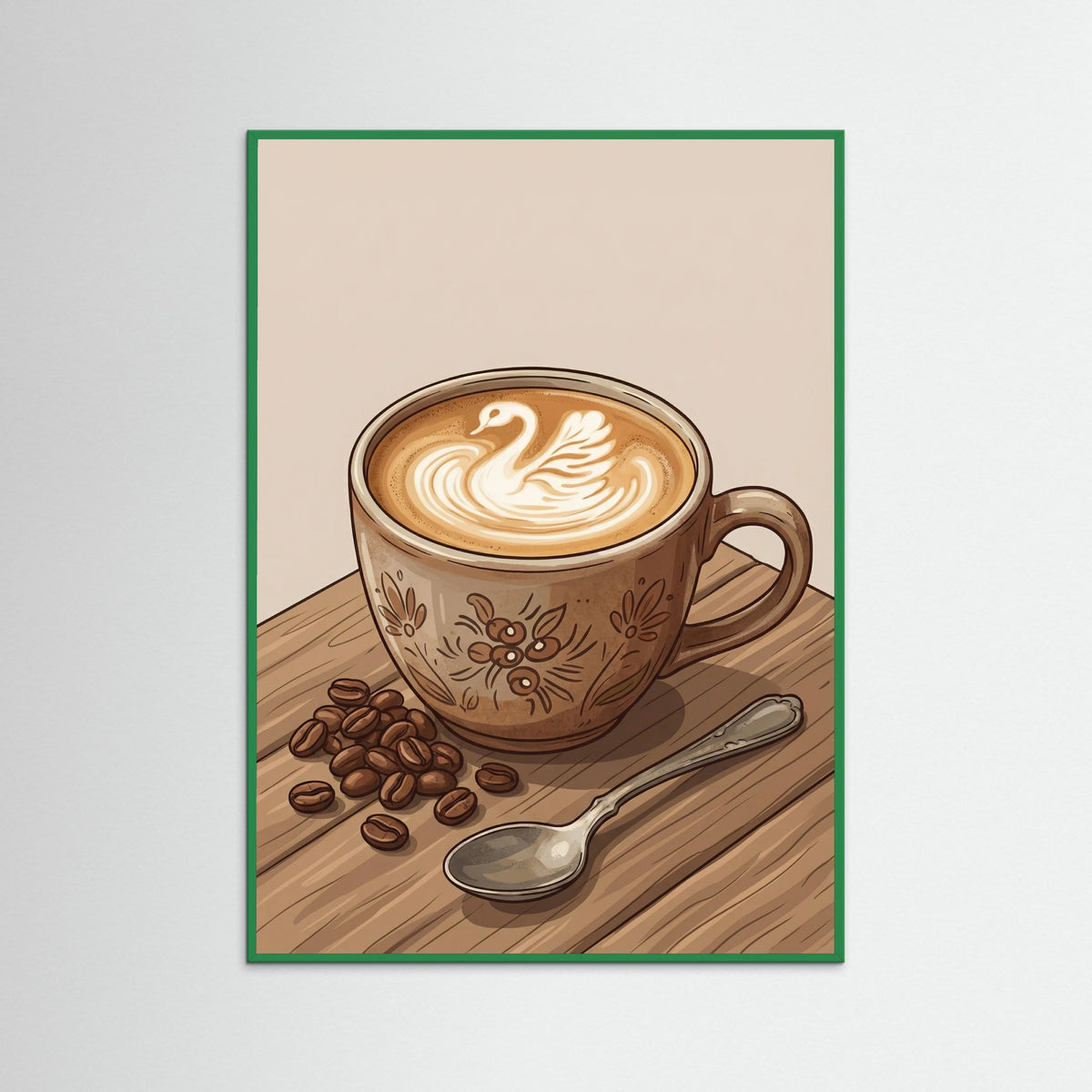 Green Wood Cappuccino Bliss