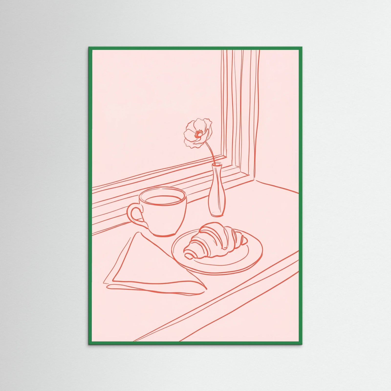 Green Wood Casual Moment