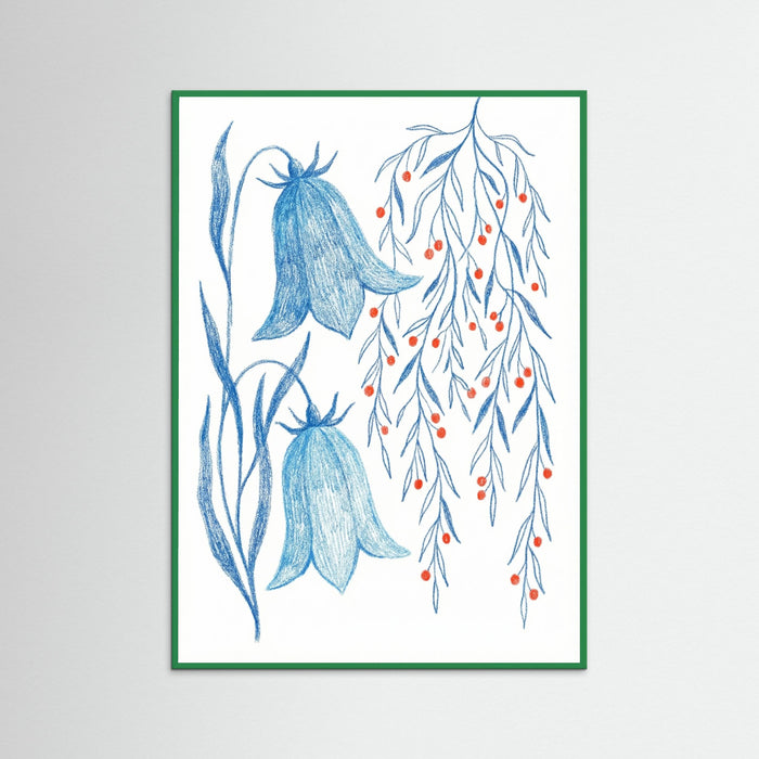 Green Wood Cerulean Vines