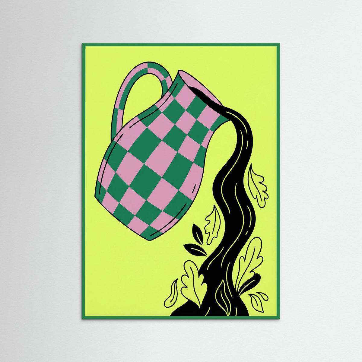 Green Wood Checkered Bloom