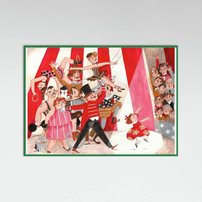 Circus in the city Poster – poster and art print