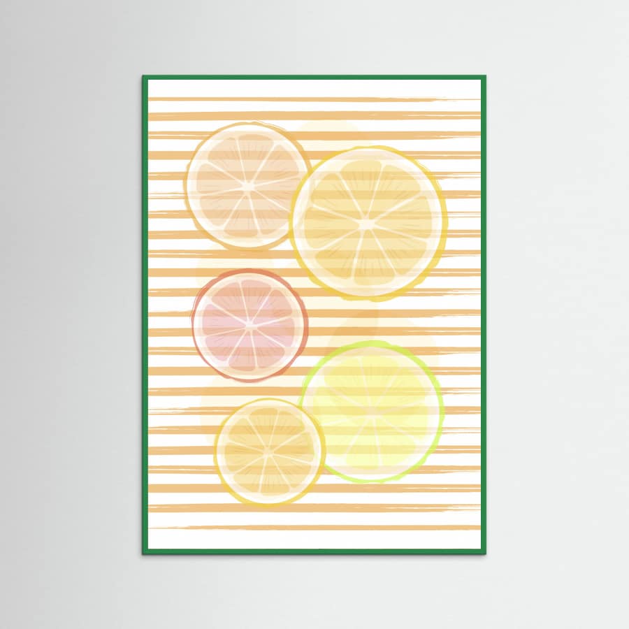 Citrus Poster – poster and art print