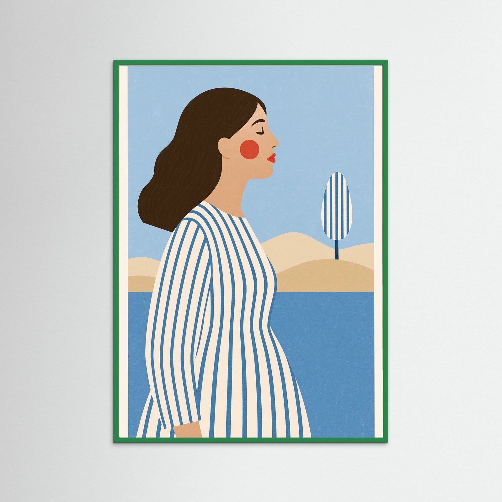 Green Wood Cloud Kissed