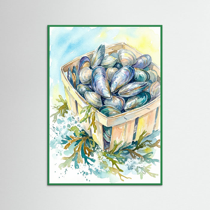 Green Wood Coastal Catch Still Life