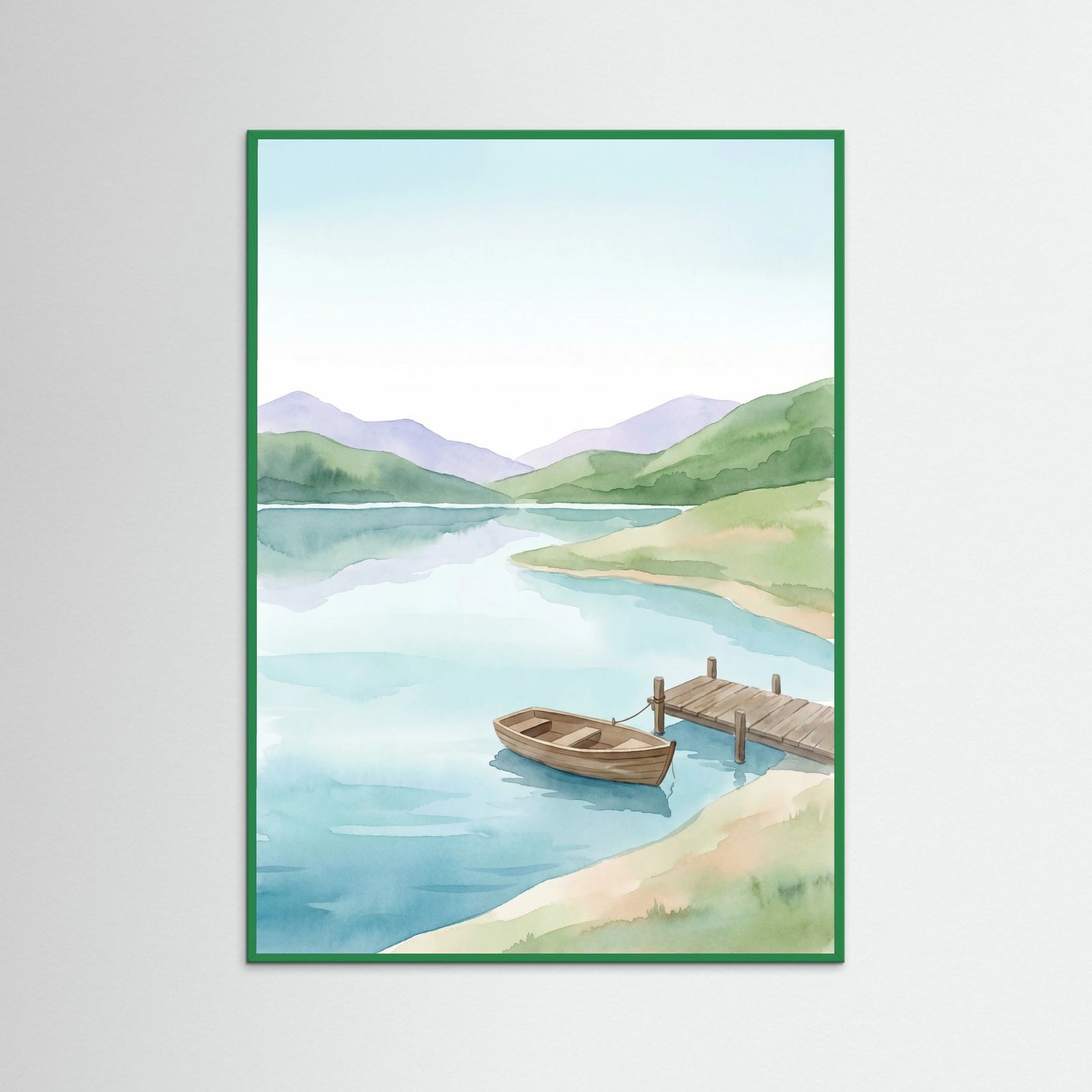 Green Wood Coastal Serenity