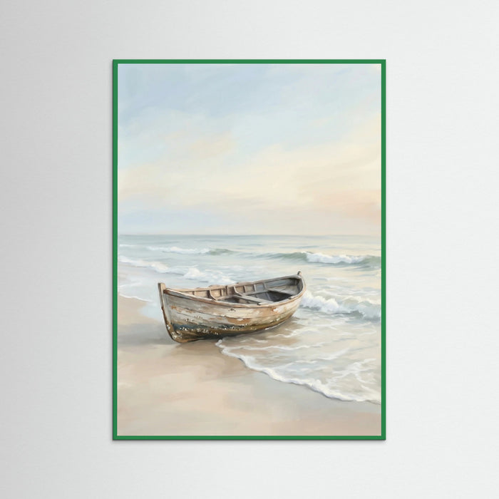 Coastal Solitude Blue – juliste ja taidepainatus