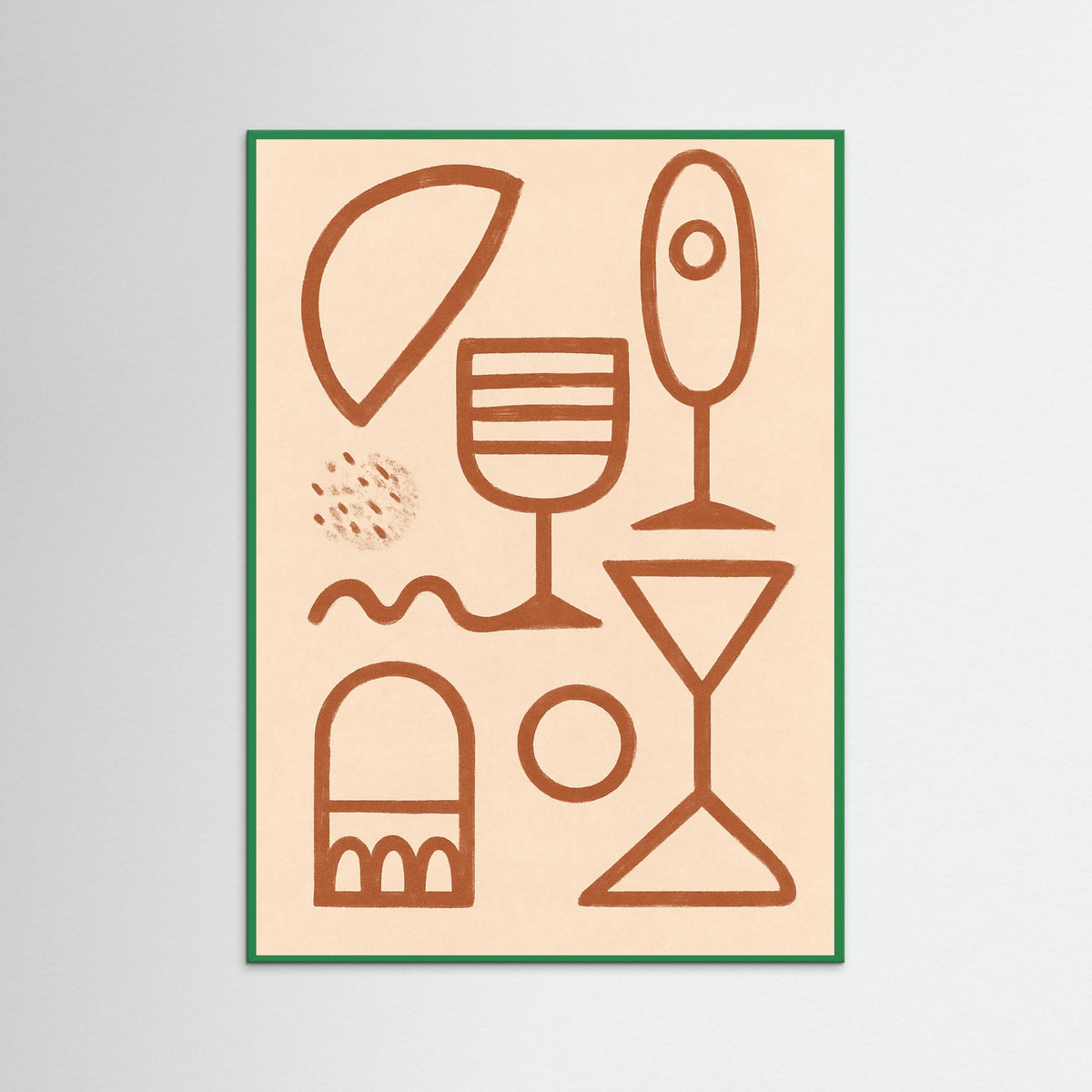 Green Wood Cocktail Hands