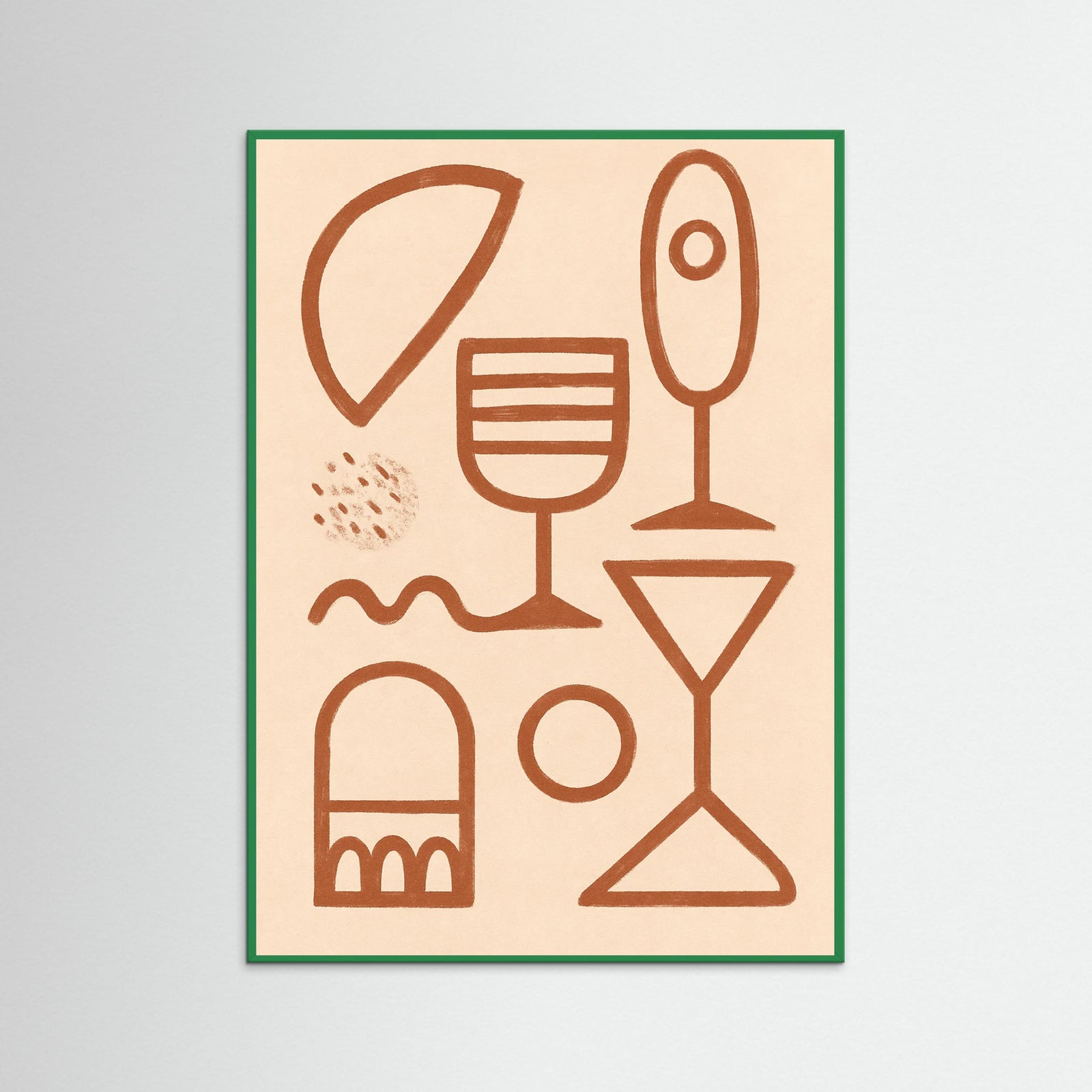 Green Wood Cocktail Hands