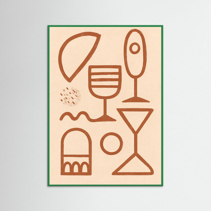 Green Wood Cocktail Hands