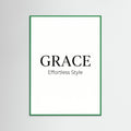 Green Wood Coco Chic Typography